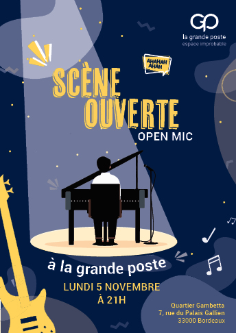open mic bordeaux